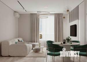 1-к квартира, вторичка, 50м2, 12/17 этаж
