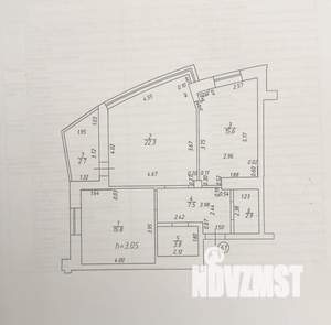 2-к квартира, вторичка, 71м2, 13/20 этаж