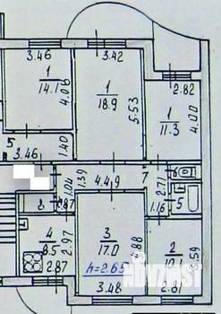 4-к квартира, вторичка, 86м2, 7/10 этаж