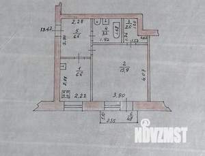 1-к квартира, вторичка, 35м2, 2/5 этаж
