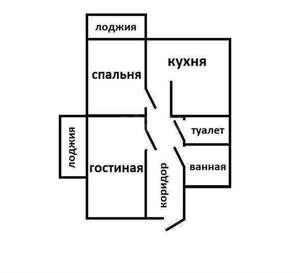 2-к квартира, вторичка, 58м2, 16/18 этаж