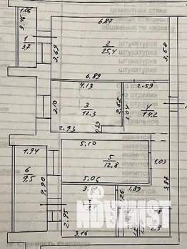 3-к квартира, вторичка, 78м2, 6/11 этаж