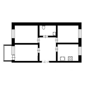 3-к квартира, вторичка, 60м2, 3/9 этаж