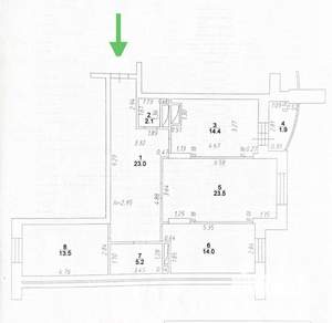 3-к квартира, вторичка, 100м2, 7/19 этаж