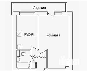 1-к квартира, вторичка, 38м2, 10/10 этаж