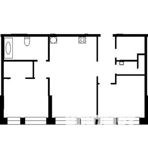 1-к квартира, вторичка, 41м2, 4/10 этаж
