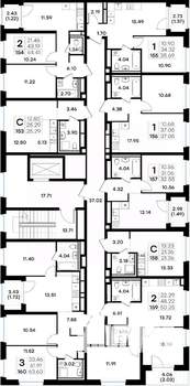 1-к квартира, вторичка, 36м2, 6/8 этаж
