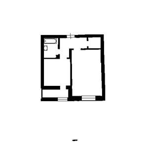 1-к квартира, вторичка, 42м2, 5/19 этаж