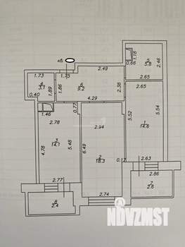 3-к квартира, вторичка, 65м2, 18/19 этаж