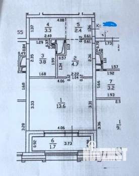 1-к квартира, вторичка, 30м2, 9/14 этаж