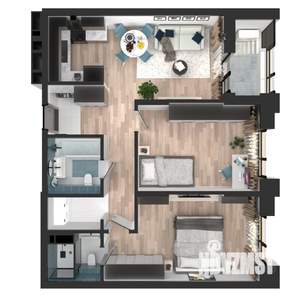 2-к квартира, вторичка, 66м2, 4/23 этаж