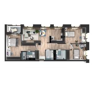 3-к квартира, вторичка, 88м2, 8/23 этаж