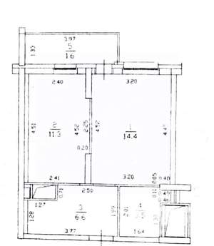 1-к квартира, вторичка, 37м2, 10/23 этаж