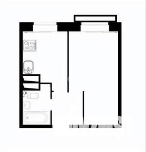 1-к квартира, вторичка, 33м2, 10/10 этаж