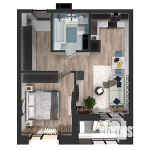 1-к квартира, вторичка, 42м2, 2/23 этаж