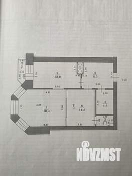 2-к квартира, вторичка, 58м2, 10/10 этаж