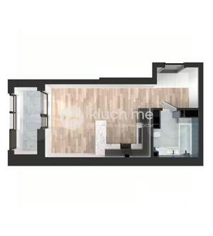 Студия квартира, вторичка, 33м2, 7/17 этаж