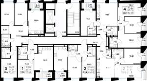 4-к квартира, вторичка, 83м2, 6/20 этаж