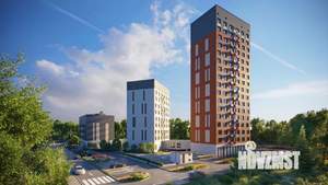 2-к квартира, строящийся дом, 56м2, 13/17 этаж