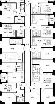 3-к квартира, вторичка, 64м2, 4/8 этаж
