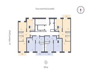 1-к квартира, вторичка, 40м2, 10/22 этаж