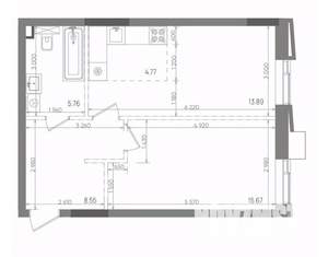 2-к квартира, вторичка, 49м2, 10/14 этаж