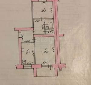 2-к квартира, вторичка, 51м2, 5/5 этаж