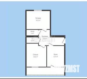 2-к квартира, вторичка, 61м2, 8/10 этаж