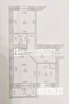 2-к квартира, вторичка, 63м2, 9/14 этаж