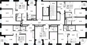 4-к квартира, вторичка, 79м2, 2/8 этаж
