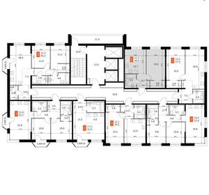 1-к квартира, вторичка, 40м2, 13/20 этаж