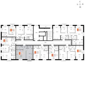 2-к квартира, вторичка, 48м2, 4/14 этаж