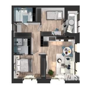 2-к квартира, вторичка, 58м2, 3/23 этаж