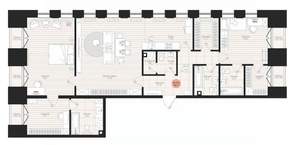 3-к квартира, вторичка, 138м2, 2/8 этаж