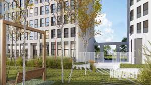 2-к квартира, строящийся дом, 65м2, 15/23 этаж
