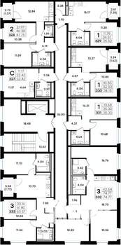 1-к квартира, вторичка, 34м2, 3/8 этаж