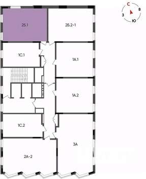 2-к квартира, вторичка, 48м2, 14/14 этаж