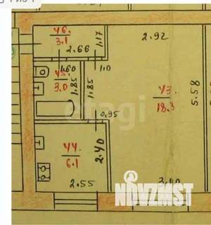 1-к квартира, вторичка, 31м2, 2/5 этаж