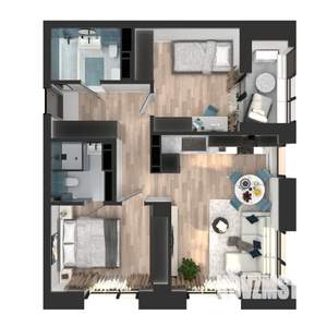 2-к квартира, вторичка, 58м2, 12/23 этаж