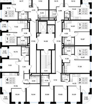 1-к квартира, вторичка, 34м2, 7/10 этаж