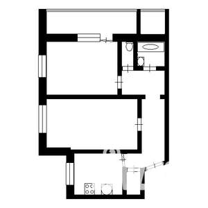 2-к квартира, вторичка, 64м2, 3/10 этаж