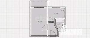 1-к квартира, вторичка, 32м2, 5/5 этаж