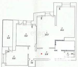 3-к квартира, вторичка, 91м2, 12/18 этаж