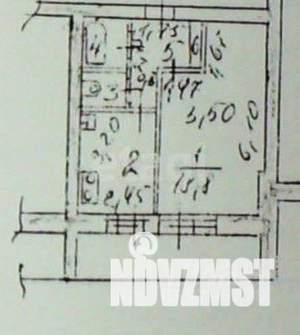 1-к квартира, вторичка, 35м2, 3/9 этаж