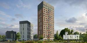 2-к квартира, строящийся дом, 61м2, 3/17 этаж