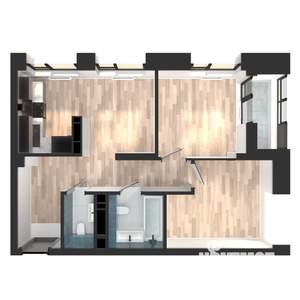 2-к квартира, вторичка, 50м2, 13/23 этаж