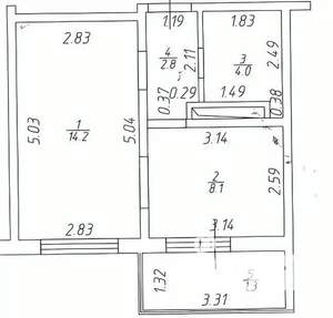 1-к квартира, вторичка, 34м2, 15/19 этаж