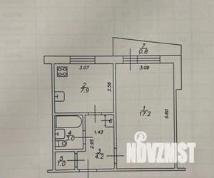1-к квартира, вторичка, 35м2, 1/9 этаж