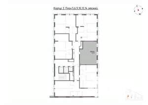 2-к квартира, вторичка, 55м2, 14/22 этаж