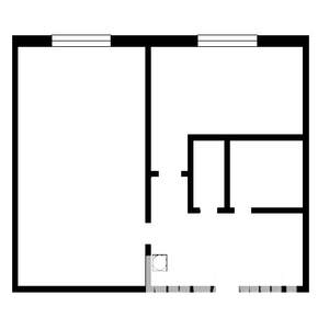 1-к квартира, вторичка, 30м2, 3/5 этаж